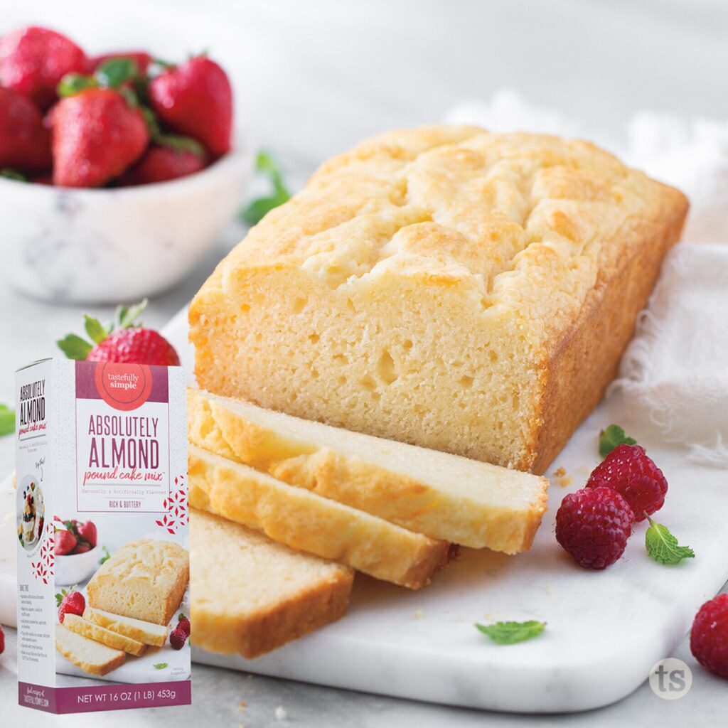 Tastefully Simple Absolutely Almond Pound Cake Mix