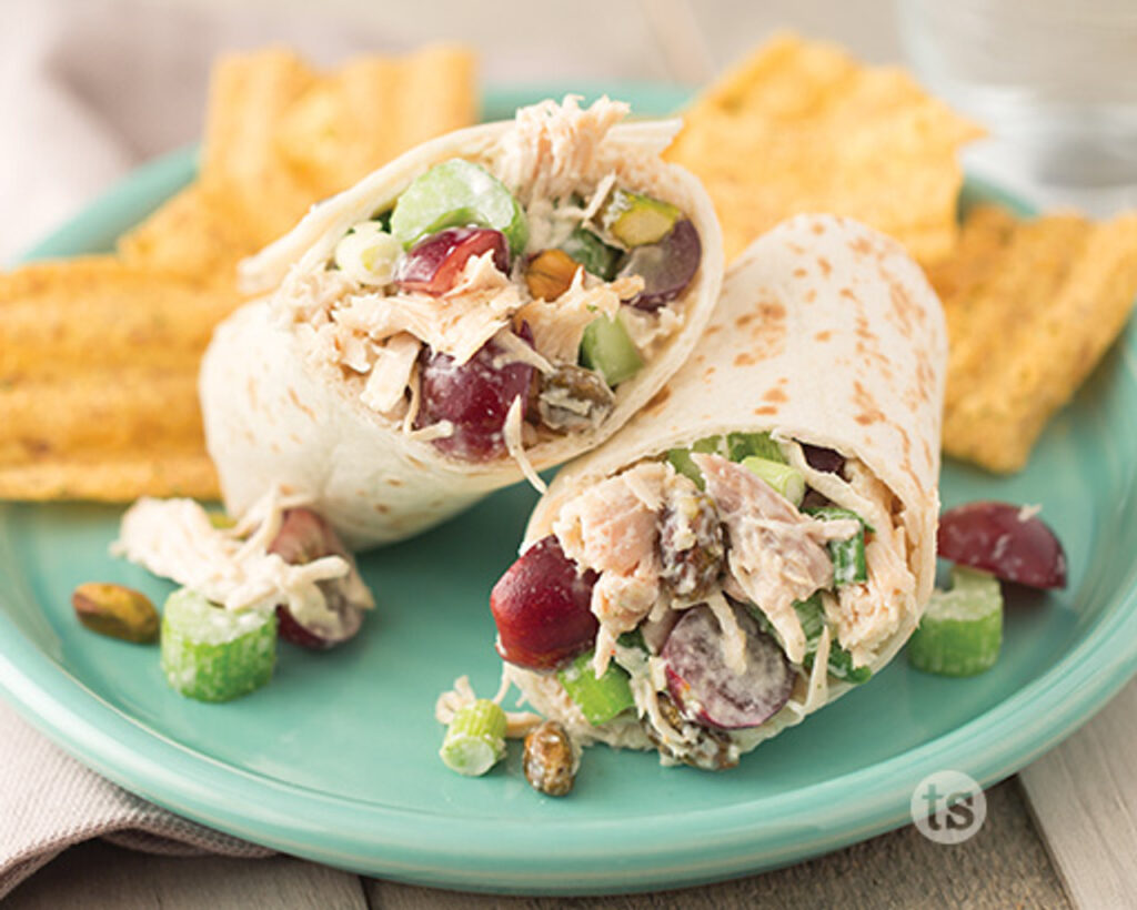 Chicken salad wraps
