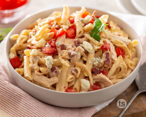 Garlic Parmesan chicken pasta